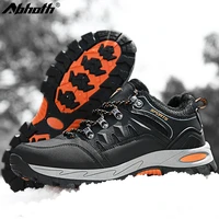 abhoth running shoes men sneakers winter plus velvet keep warm snow non slip waterproof outdoor hiking shoes large size 36 48