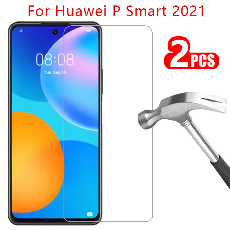 Защитное стекло для huawei p smart 2021 защита экрана закаленное на psmart smar smat Защитная