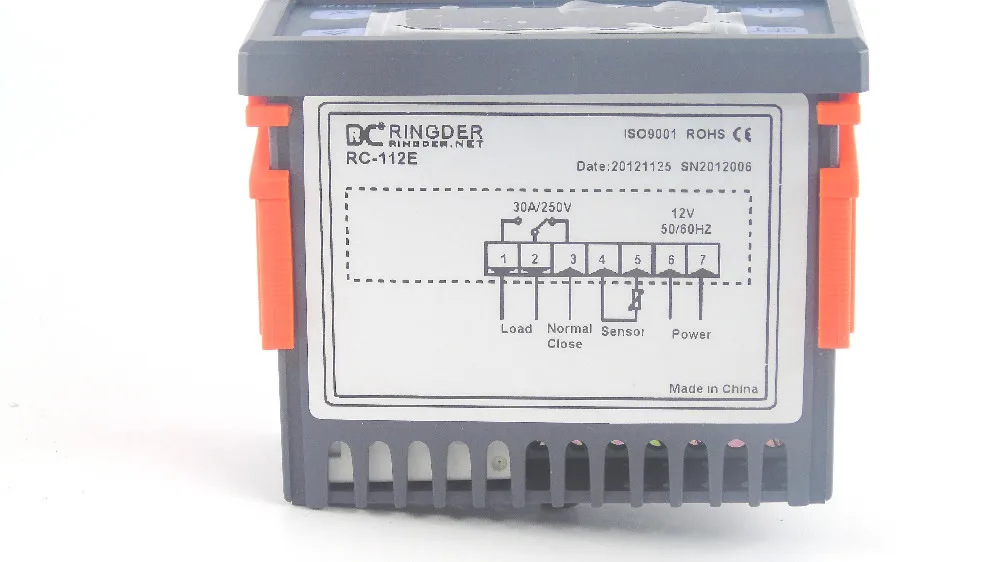 Релейный выход 250V 30A 10a 12V 24v 110v 220v powe микрокомпьютерный термостат с датчиком