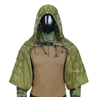 military sniper ghillie suit foundation lightweight ghillie hood camouflage military sniper airsoft ghillie jacket