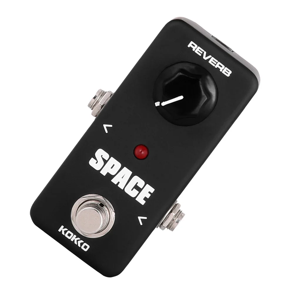 

Mini SPACE Reverb Guitar Effect Pedal True Bypass Guitar Effects Pedal Stompbox Guitar Parts Accessories (Black)
