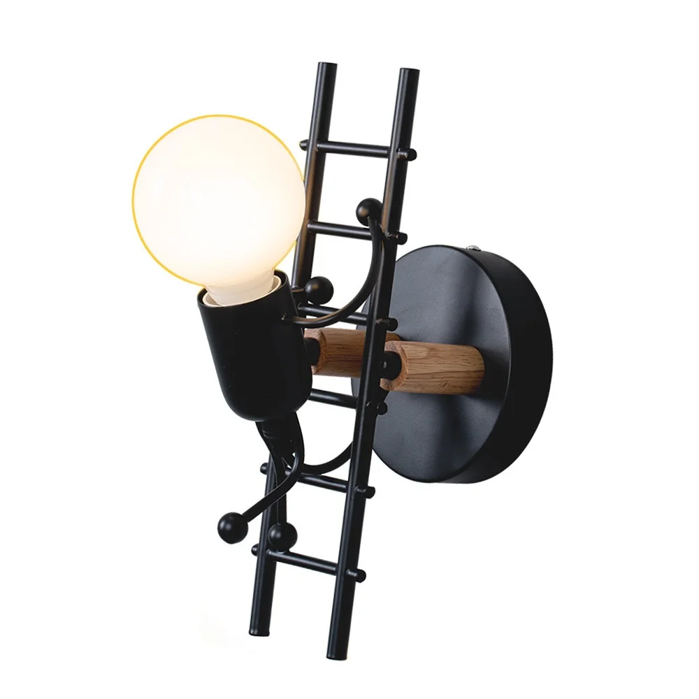 

Nordic wall lights creative personality small child climb stair wall lamp aisle corridor children's room bedside lamp bedroom