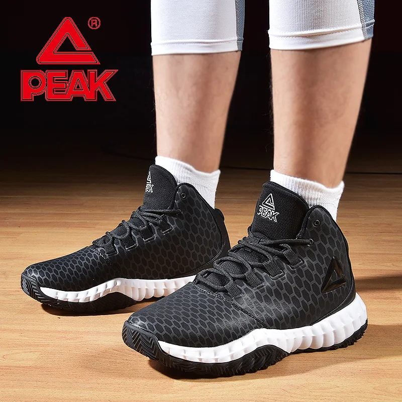 Пик мужские профессиональные баскетбольные кроссовки с высокой подушкой