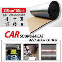 50x200cm 5102030mm car sound deadener mat noise bonnet insulation deadening for hood engine sticker