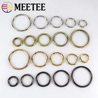510pcs meetee 16 50mm metal d o rings buckles dog collar clasp clips buckle bag strap belt clothes hat parts accessories h2 1