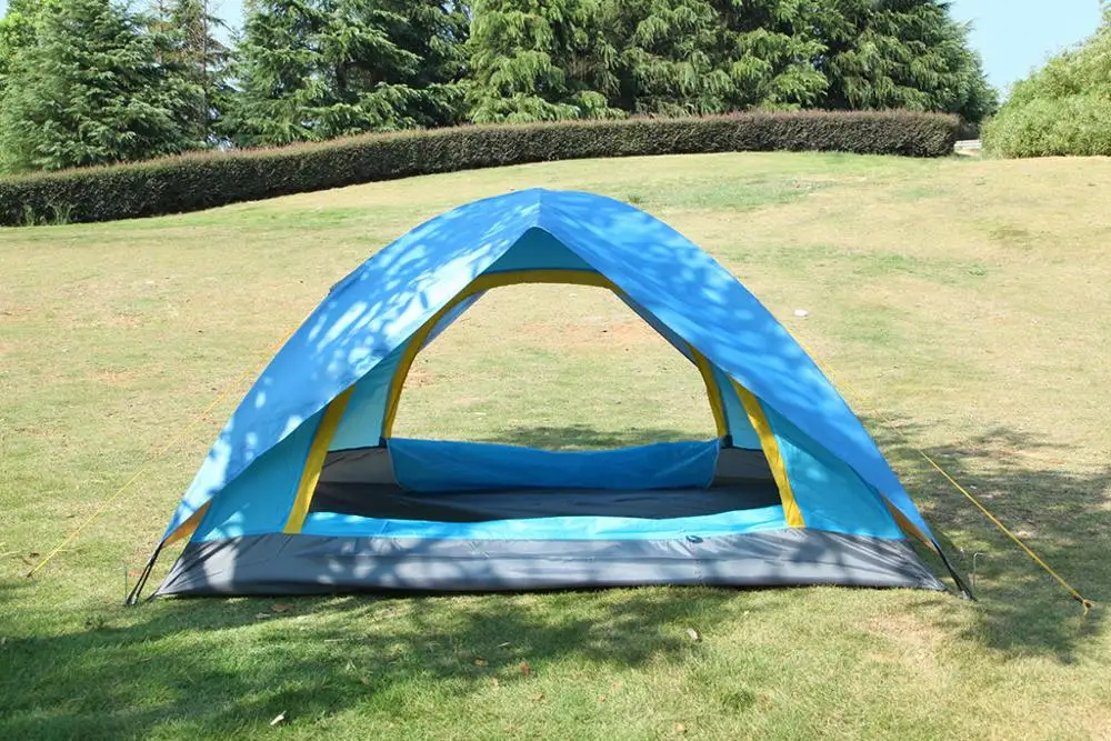 

Hot Portable Outdoor camping tent Automatic speed open 2-3 people camping free to build a tourist Travel tent rainproof tent f3