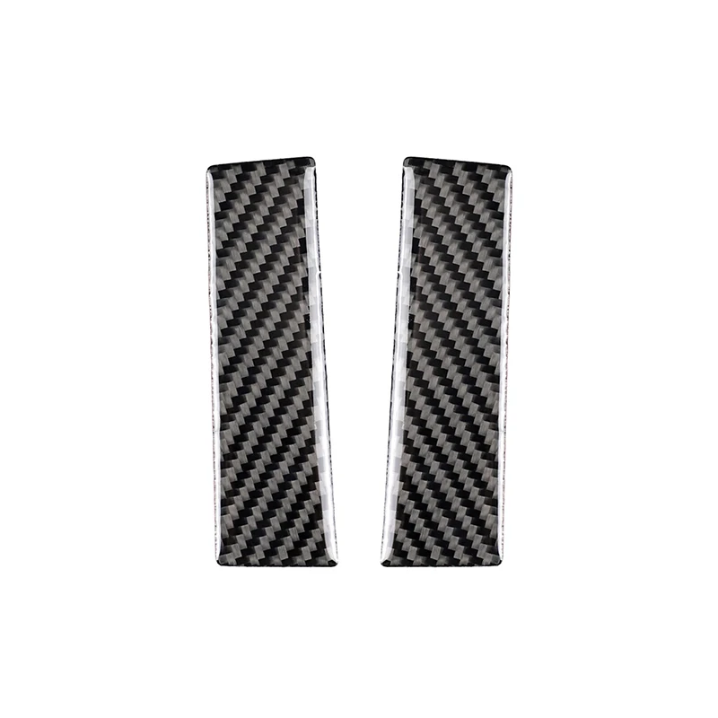 

2pcs Fit for Mustang Car Carbon Fiber Central Control Air Conditioning CD Panel Cover Trim Decoration car interior accessories