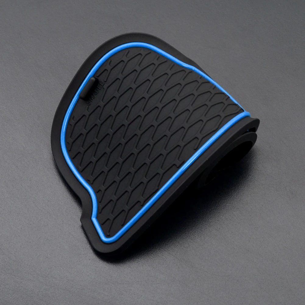 

ZUNDUO Anti-Slip Gate Slot Cup Pad For Hyundai I30 I30 N 2017 - 2018 Elantra GT Accessories Non-Slip Mat Rubber Coaster BLUE