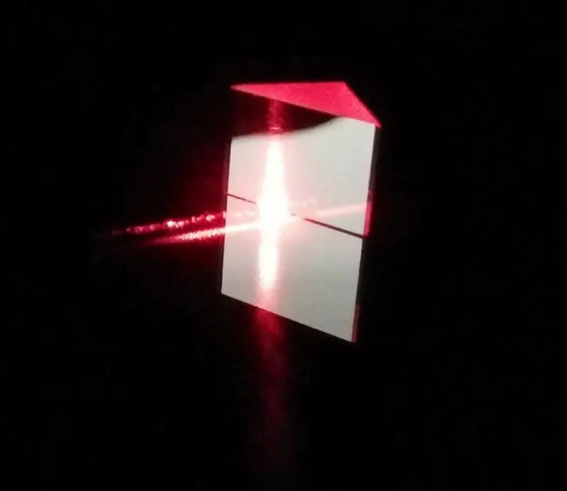 2 шт 10x10x10 мм K9 оптическое стекло правый угол наклона отражающая Призма Оптика экспериментальная Призма