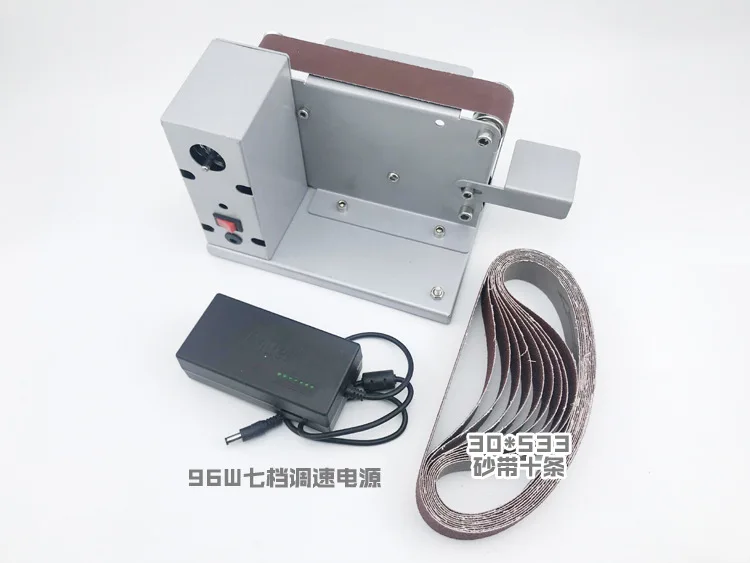 Настольная миниатюрная ленточная машина шлифовальная станок для заточки ножей с