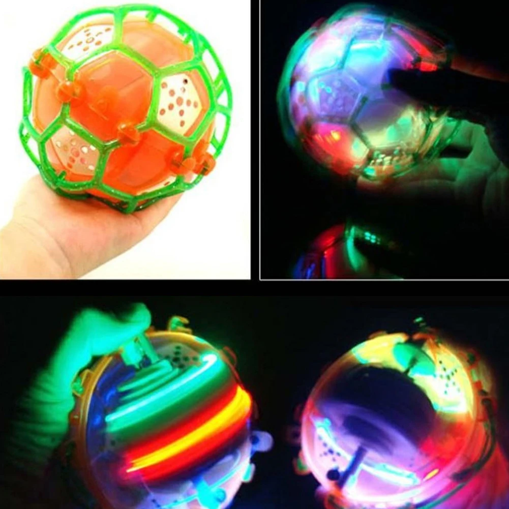 Светящийся музыкальный мяч светодиодный Ной подсветкой прыгающий футбольный