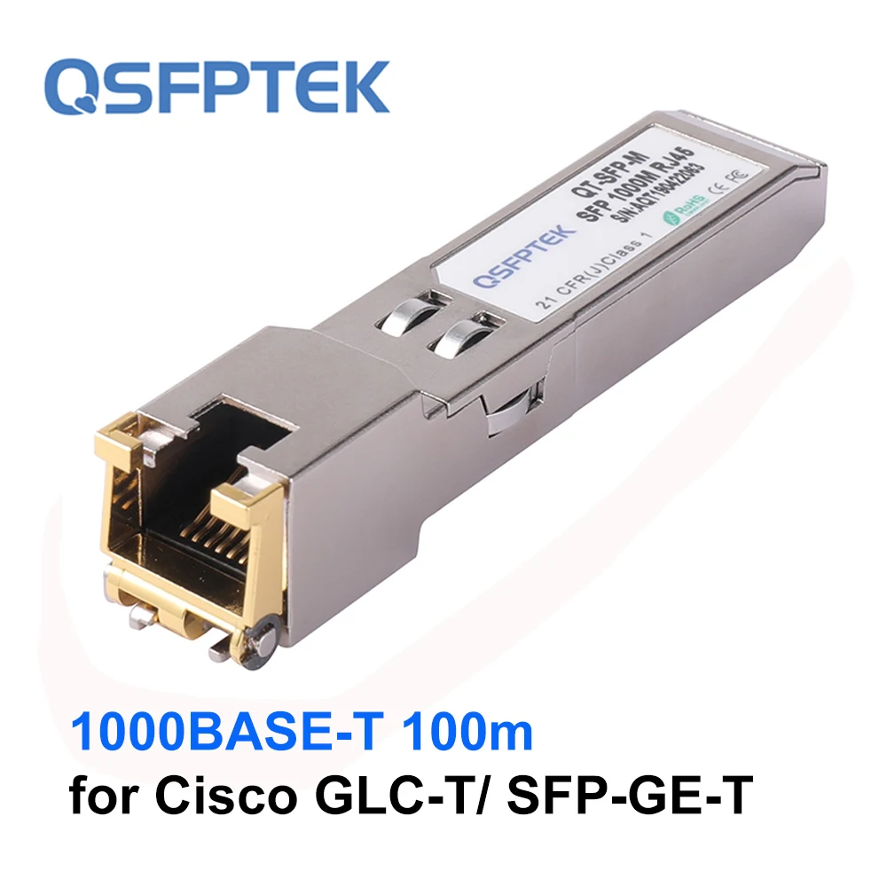 1 25 гигабит SFP медный RJ45 Модуль 1000BASE T приемопередатчик для Cisco GLC T/SFP GE до 100 м|copper