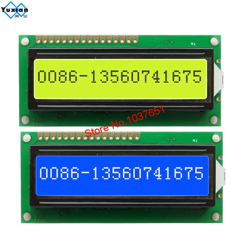 1601 ЖК модуль Дисплей символ экран панель Compatibel SPLC780D HD44780 WH1601A MC 161 1 AC161A| |
