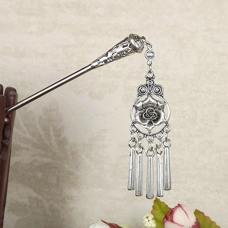 2020 Античная заколка для волос в китайском стиле Женская богемная Этническая