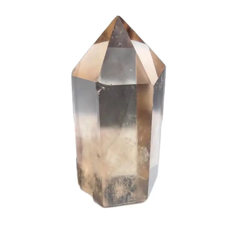 

New natural smoky quartz Obelisk point crystal healing wands for gift