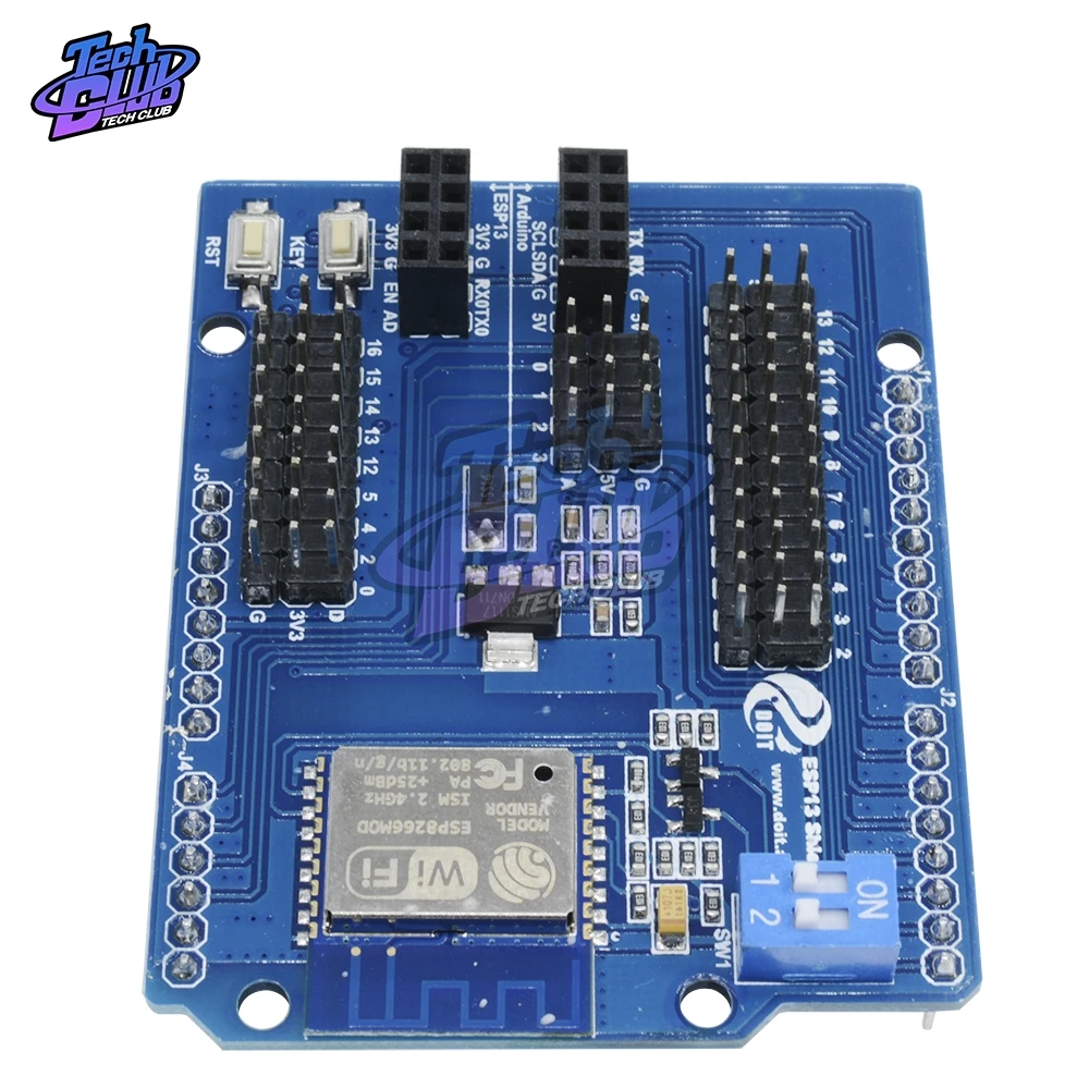 ESP8266 WiFi Щит Плата расширения веб сервер Серийный порт ESP 13 совместим с Arduino UNO MEGA 2560
