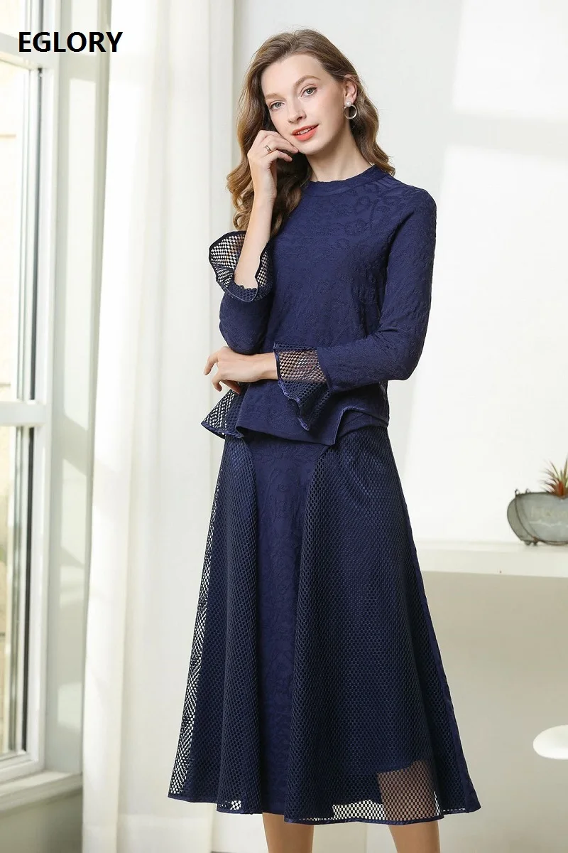 Высококачественные комплекты свитеров 2019 осенне зимний костюм для женщин