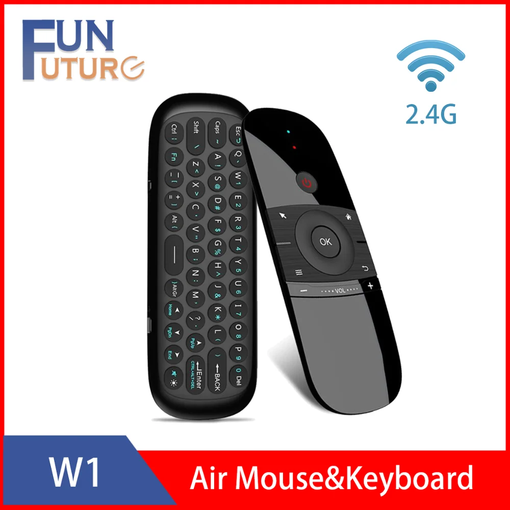 Мини клавиатура W1 Беспроводная с русской/английской раскладкой 2 4 ГГц|smart tv box|android