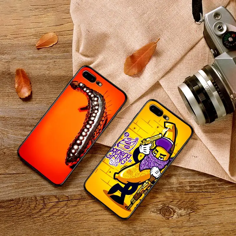 The Banana Graffiti For iPhone 6 6S 7 8 Plus X XS XR Max 5 5S TPU Soft Protector Phone Back Cover Case Shell | Мобильные телефоны и