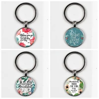 xkhlhj new charm christian he did everything beautiful quote bible scripture keychain pendant belief jewelry woman man gift