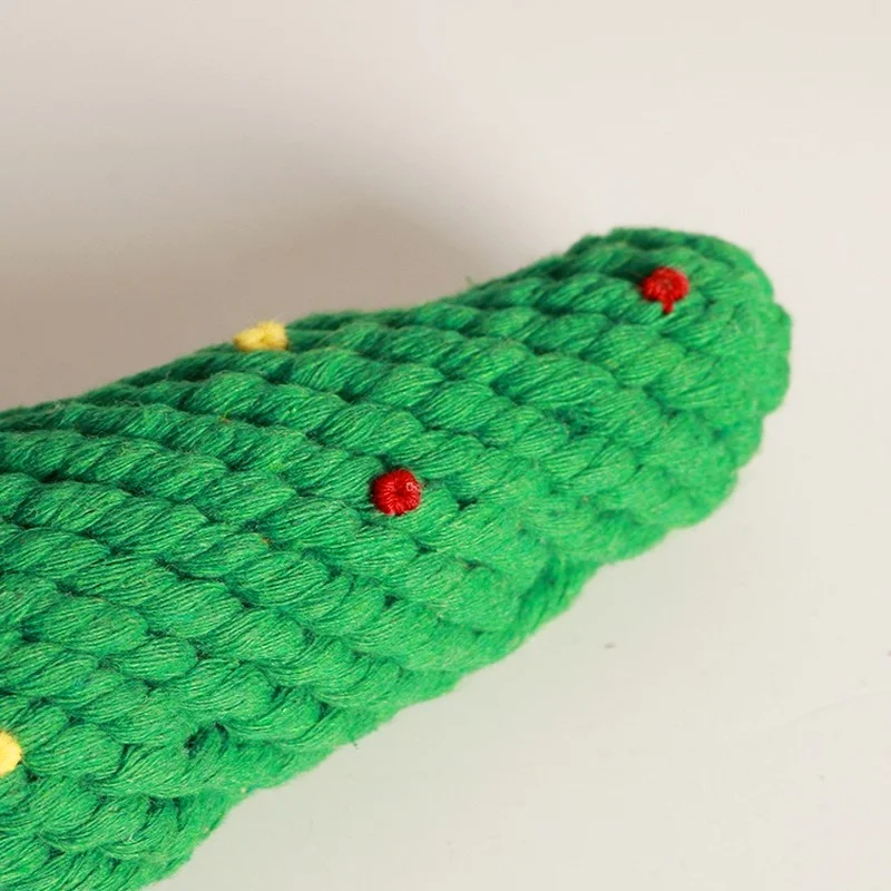 Хлопковая нить игрушка для собак рождественская елка моляр чистки зубов