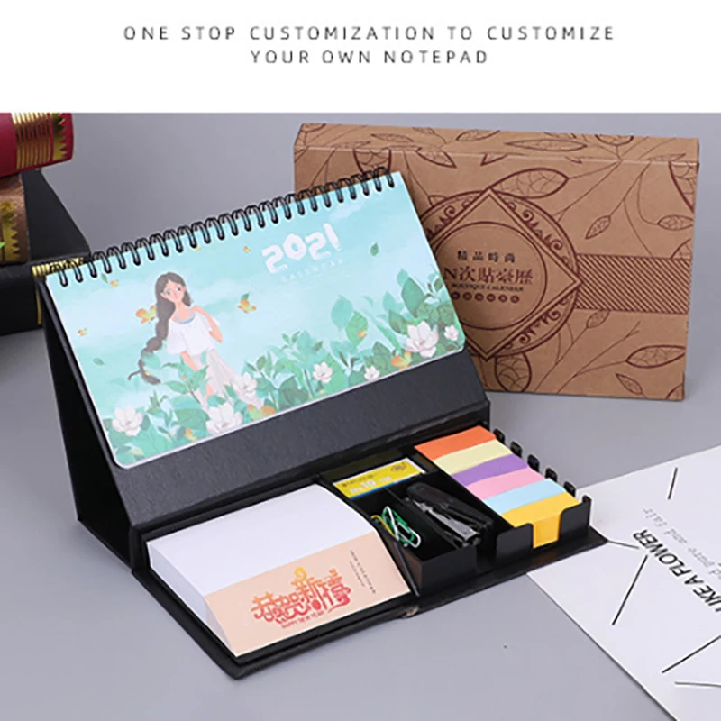 

2021 Multifunction Calendar Portable Diary Weekly Monthly Planner Supplies