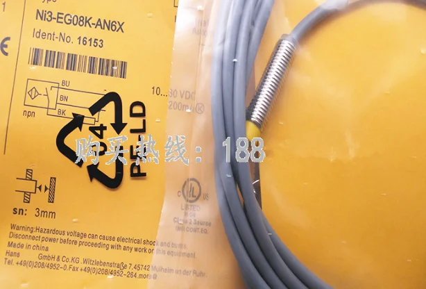 NI3-EG08K-AN6X NI3-EG08K-AP6X индуктивный датчик приближения