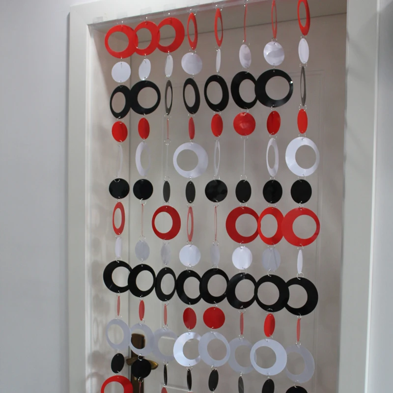 ПВХ цветные пластиковые диски дети мультфильм занавески жалюзи свадебный фон