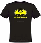 Новая модная крутая Повседневная футболка, модная летняя мужская футболка, Лидер продаж, крутая Мужская футболка бармена с коротким рукавом