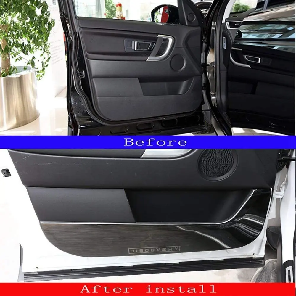 Внутренняя дверная панель из нержавеющей стали для Land Rover Discovery Sport 2015 2016 2017 2018 304 -