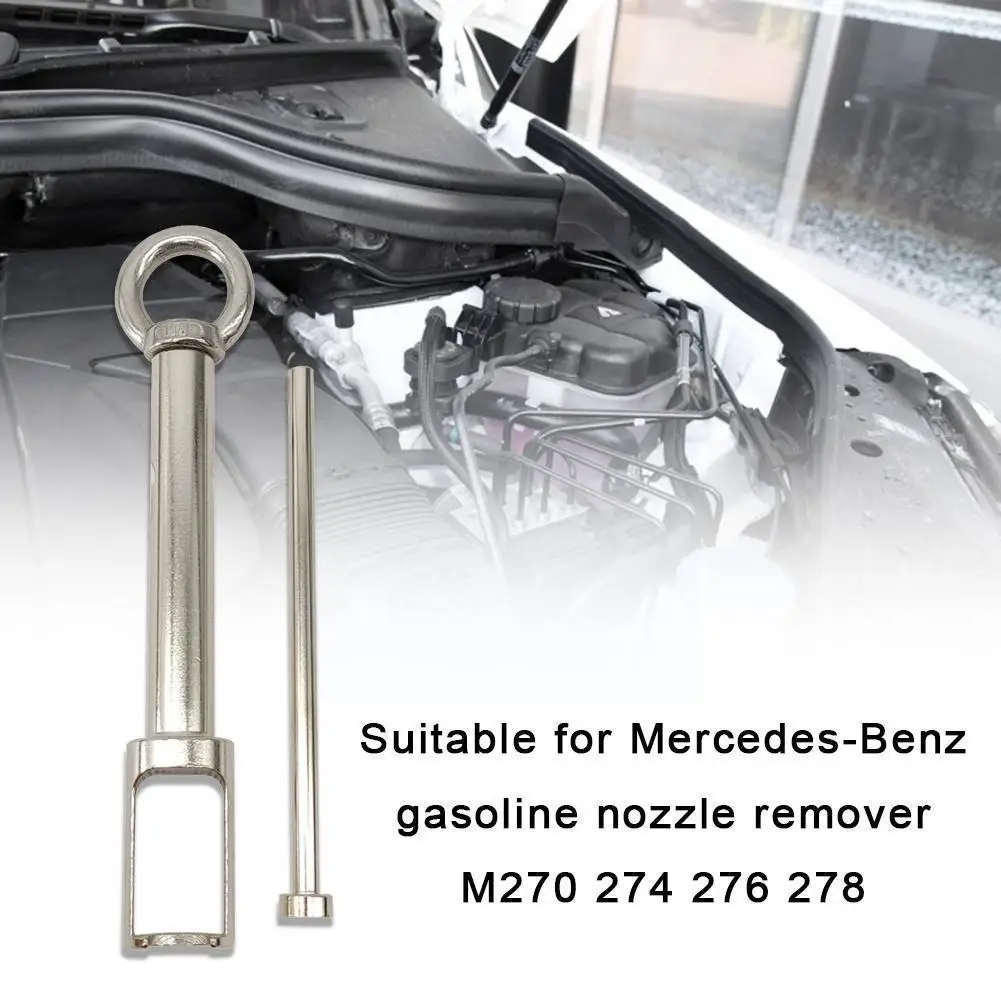 

Инструмент для удаления инжектора, стальная насадка серебристого цвета с защитой от ржавчины M278 152 276 157, инструмент для удаления 270 для Mercedes ...