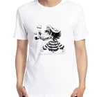 Футболка Nu Pogodi мужская с рисунком волка, дышащая рубашка с короткими рукавами, с рисунком юмористического ТВ, уличная одежда в стиле оверсайз