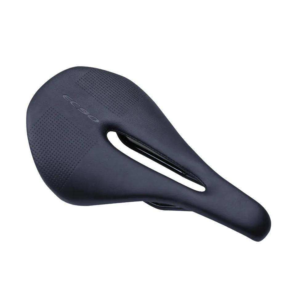 

New carbon fiber + leather road bike saddle mountain bike bicycle saddle mountain bike racing saddle PU breathable light and com
