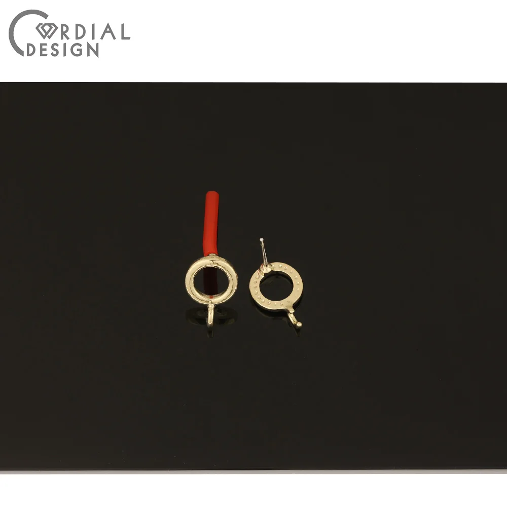 

Cordial Design 100Pcs 11*15MM Earrings Stud/Hand Made/DIY Making/Earring Accessories/Round Shape/Jewelry Findings & Components
