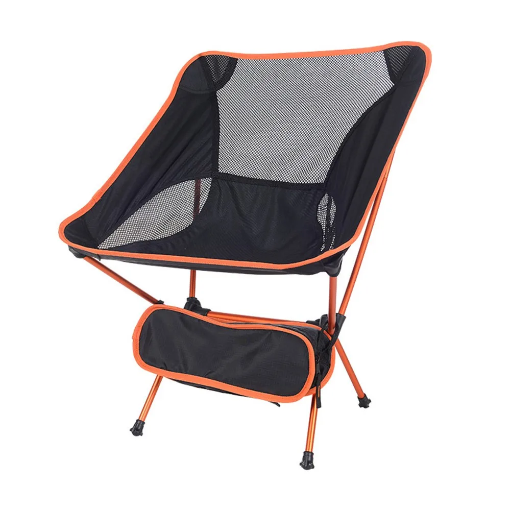 

1x Folding Chair Bracket (aluminum Alloy) Campleader Outdoor Camping Portable Fabric (nylon) Lake Blue Orange Red
