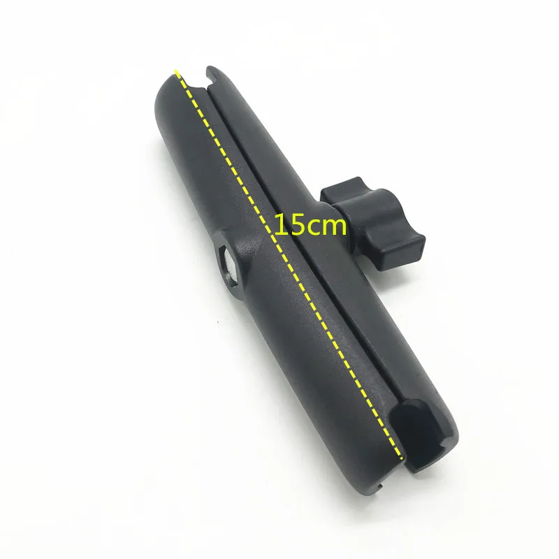 Кронштейн из алюминиевого сплава длиной 15 см с двойной розеткой для 1 дюймового