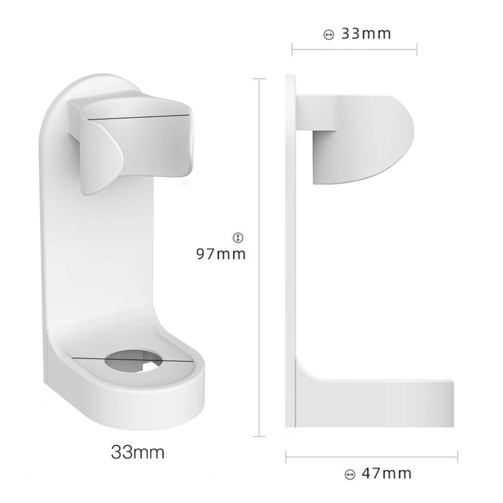 

1PC Toothbrush Stand Rack Holder Organizer Electric Toothbrush Wall-Mounted Holder Space Saving Bathroom Accessories