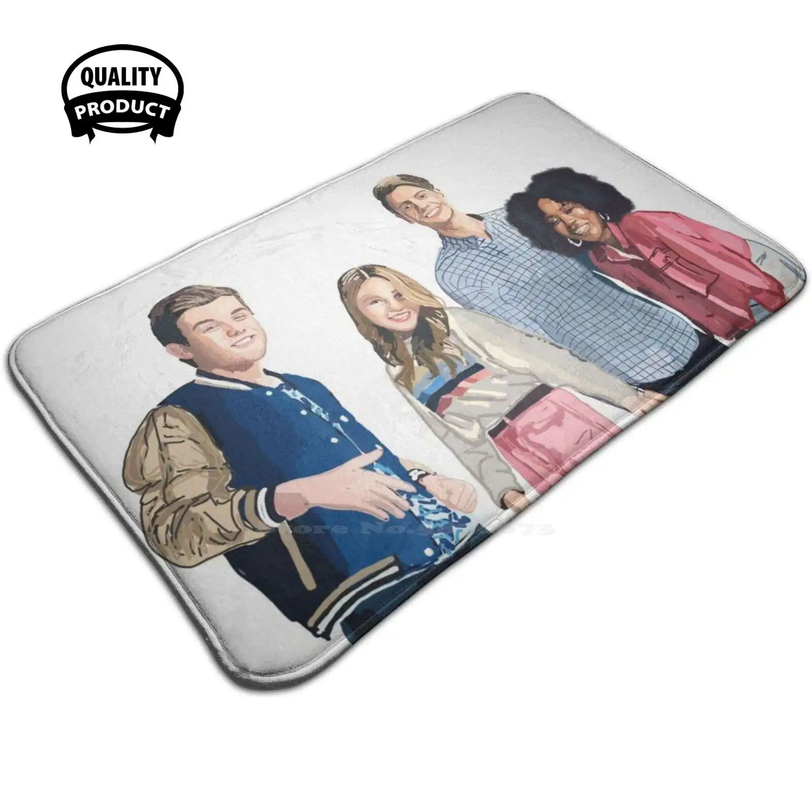Henry Danger Crew Digital Drawing 3D Soft Non-Slip Mat Rug Carpet Foot Pad Hart Chenry Jace | Дом и сад