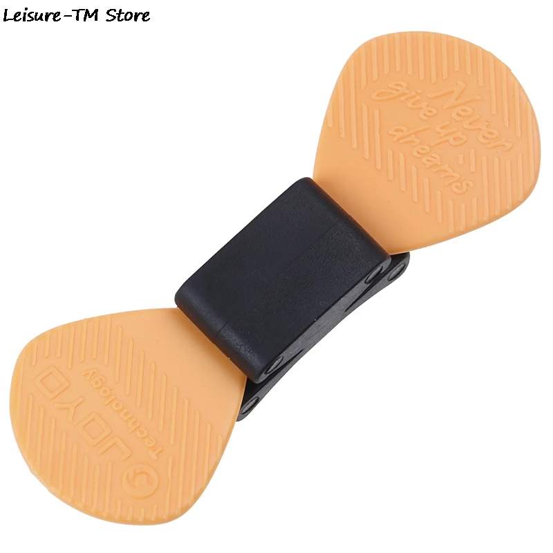 1 шт. Ангел черный резиновый держатель медиатора для гитары фиксируемый на