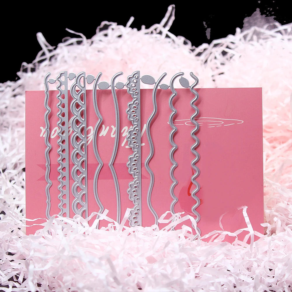 Волнистый кружевной металлический резчик из углеродистой стали волновой