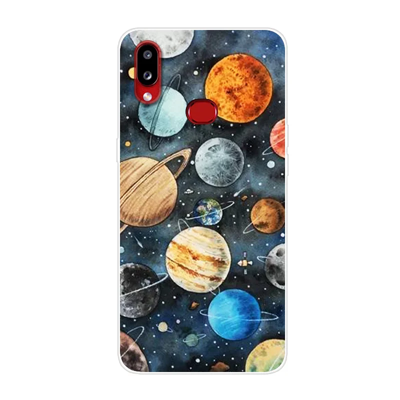 Чехол для Samsung A10s мягкий силиконовый чехол 6 2 дюйма с милым мультяшным рисунком