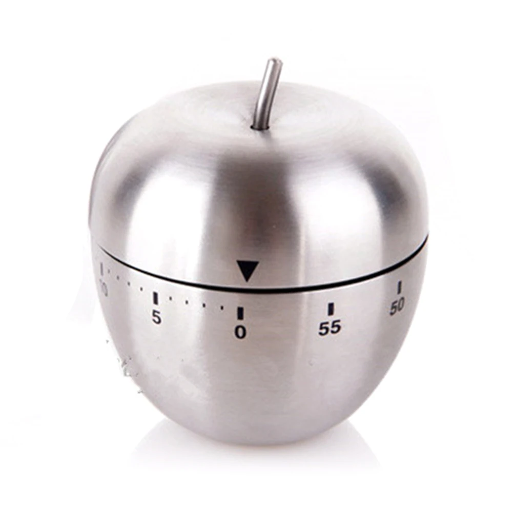 

Timer Stainless Steel Mechanical Alarm Clock Home Kitchen Student Management Baking Cooking Time Reminder Accessories
