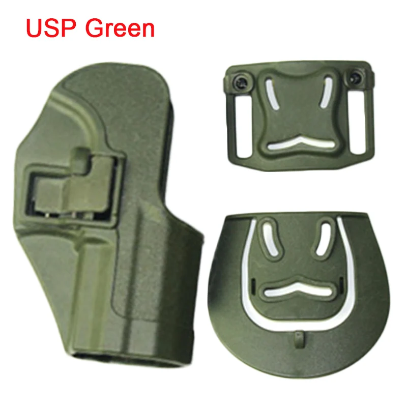 USP Green Тактический Пистолет Кобура сумка чехол для Glock 17 19 Beretta M9 Кольт 1911 Sig Sauer P226 USP Airsoft кобура для пистолета принадлежности для охоты - Цвет: USP Green