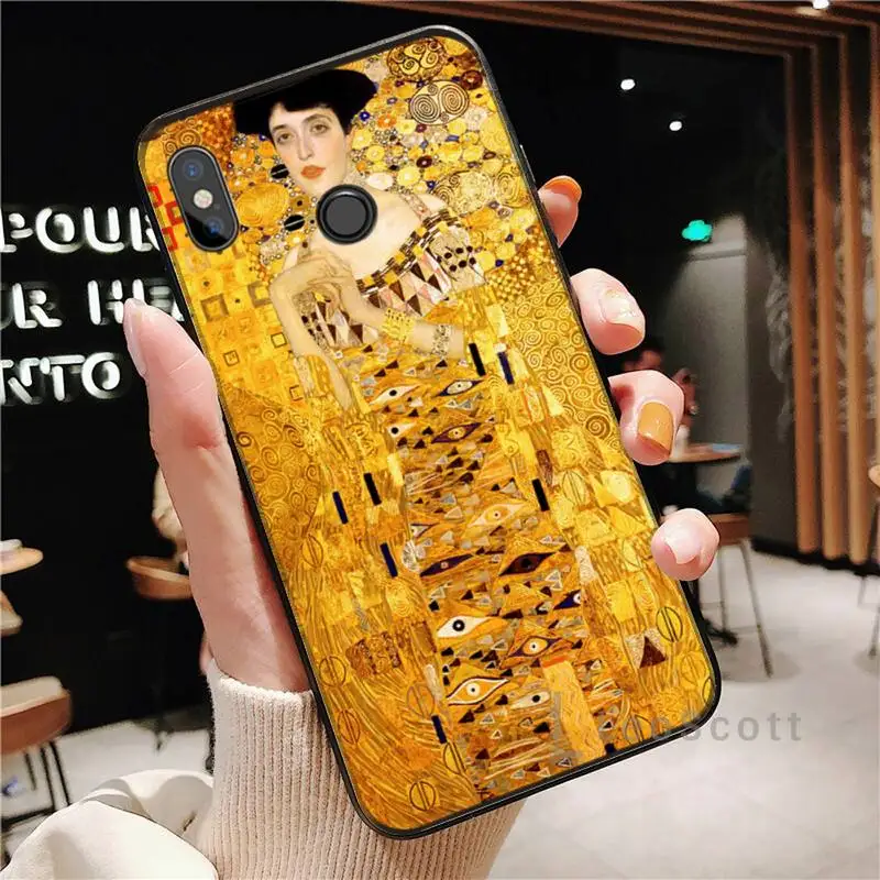 

Gustav Klimt Phone Case For Xiaomi Redmi Note 4 4x 5 6 7 8 pro S2 PLUS 6A PRO