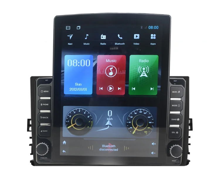 

9.7" octa core tesla style vertical screen Android 10 Car GPS Stereo Multimedia for VW models 2018-2021