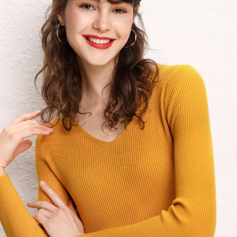 Свободные свитеры Femme тонкий модная сужающаяся к талии футболка изящная Для