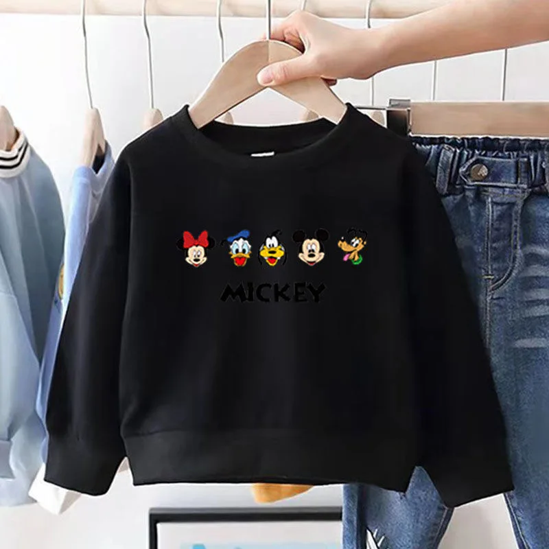 Kids Baby Boys Girls Hoodie Clothes Clothing Hoodies Toddler Infant Boys Girls Sweatshirts T-shirt Hoodied Cotton Minnie T-Shirt