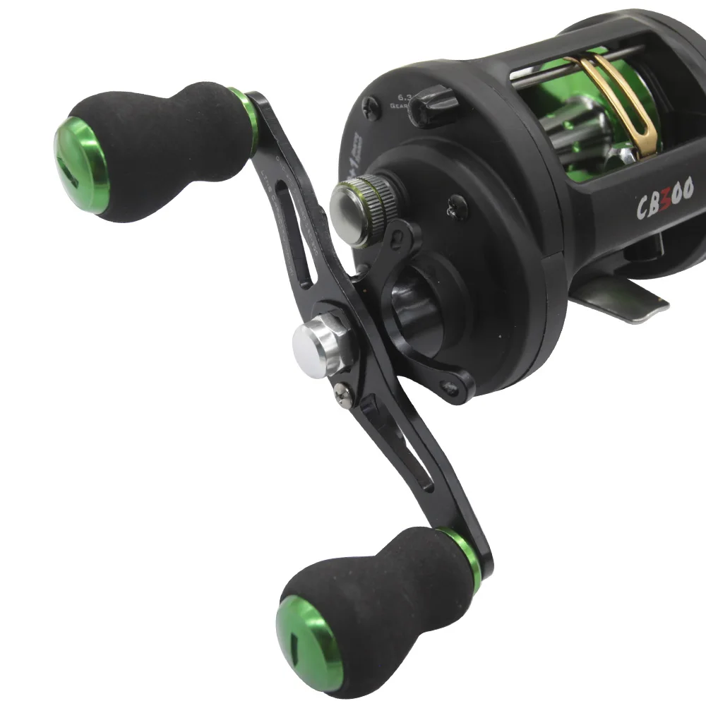 BASSKING троллинговая барабанная Рыболовная катушка для правой руки CB100 CB300 10 + 1BB