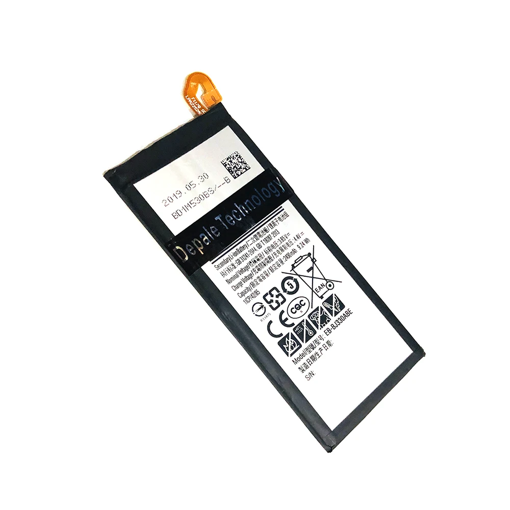 Для samsung GALAXY J3 SM-J330 J3300 батарея мобильного телефона плата EB-BJ330ABE литий-ионная Замена 2400 мАч