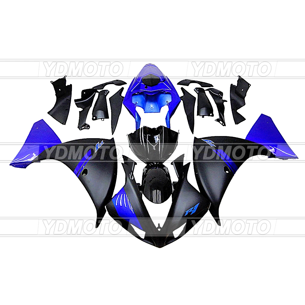 

Fitment 100% Virgin ABS Plastic Motorbike Bodywork For Yamaha YZF R1 2009 2010 2011 Fairing Cowlings New Blue & Black